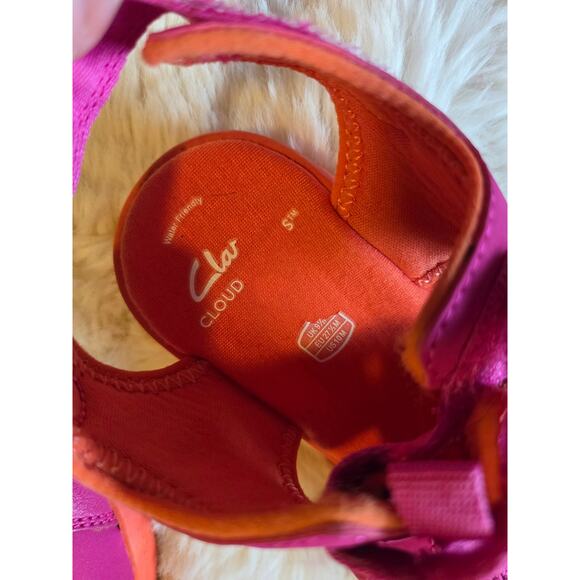 Clarks Cloud Comfort Ezera Sea Closed toe Sandals Cushion lightweight size 10 - Picture 3 of 7